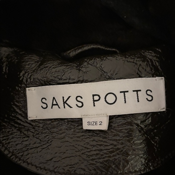 SAKS POTTS Fusun Lamb Leathet Coat - Picture 8 of 14